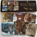 Set of 6 Big Cats Coasters