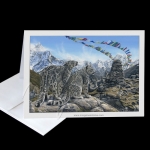 A Prayer for the Snow Leopard Greeting Card
