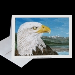 Bold Eagle Greeting Card