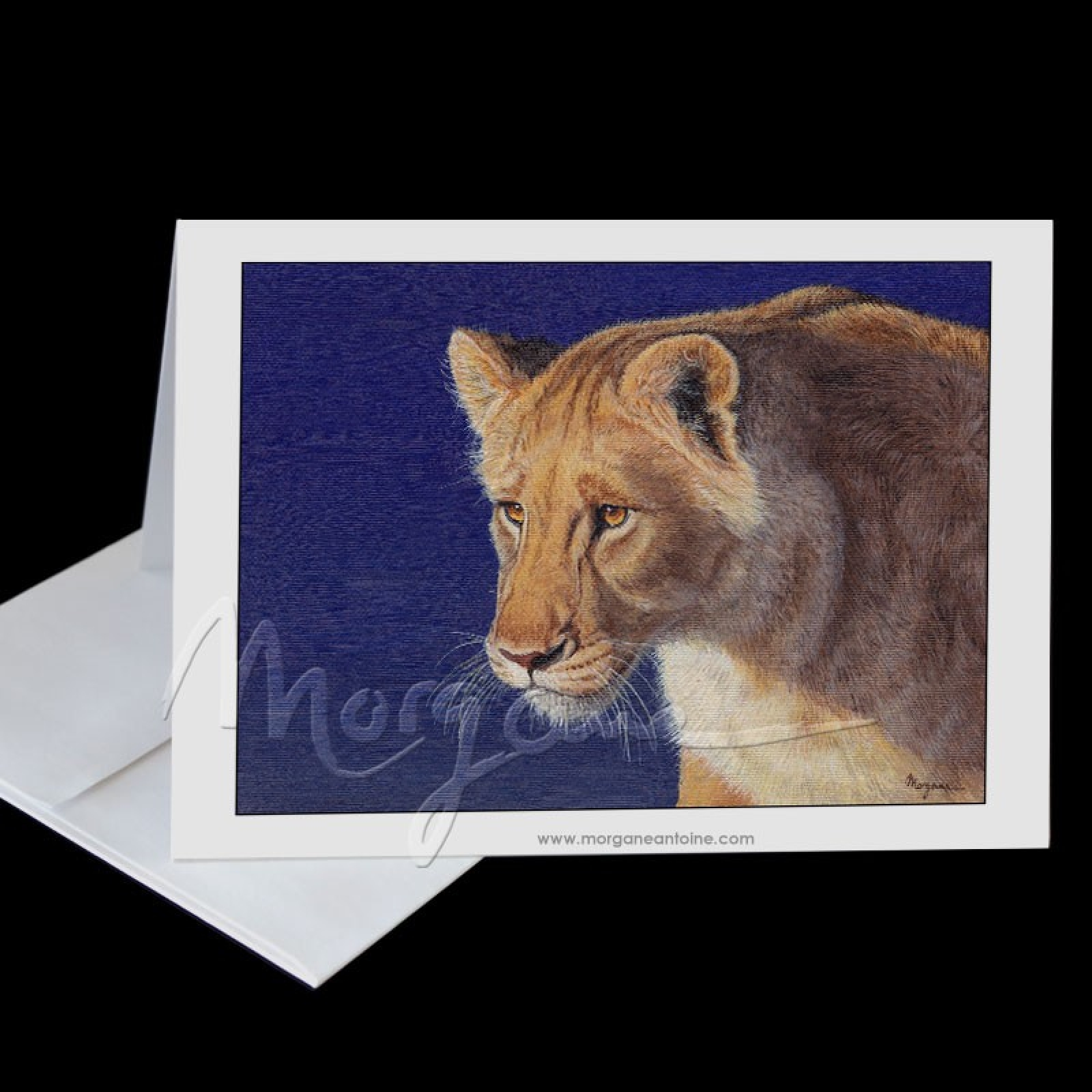 Golden Beauty Greeting Card