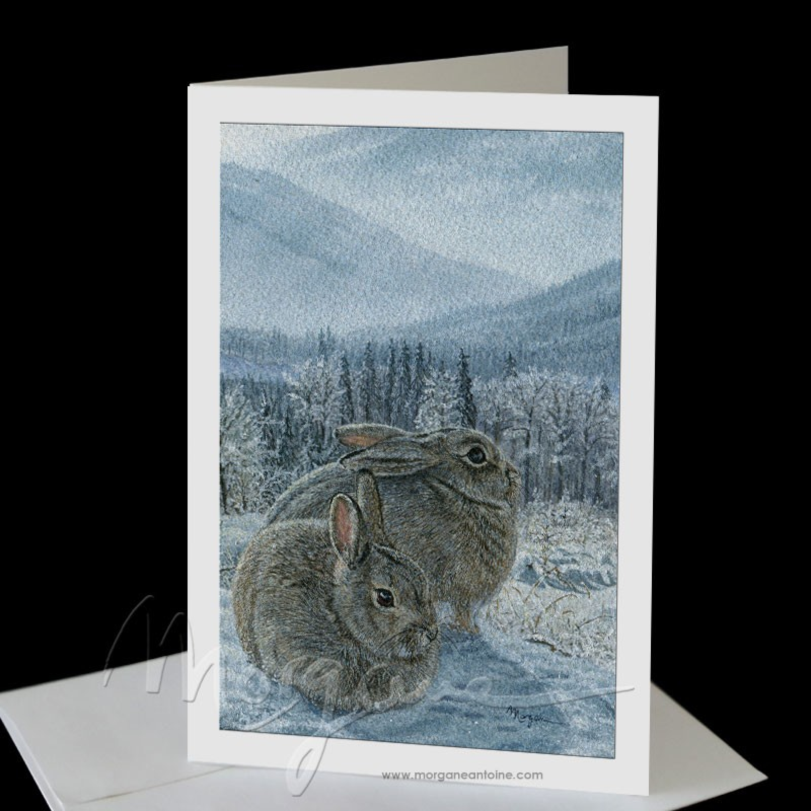 Winter Softness Greeting Card